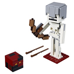 Конструктор Lego Minecraft Большие фигурки - Скелет с кубом магмы (Lego, 21150-L) - миниатюра